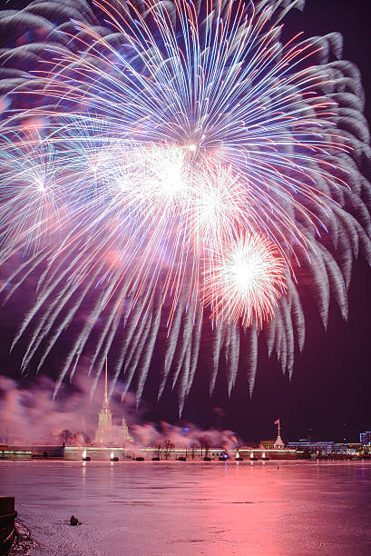 istock Firework in St.Petersburg 469150812