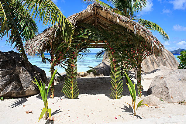 istock Terrace for weddings on the beach Anse Source DArgent 469151124