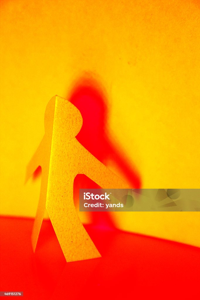 Paper man 2015 Stock Photo