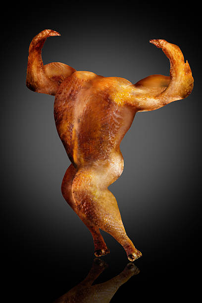 ローストチキン - roast chicken chicken roasted spit roasted ストックフォトと画像