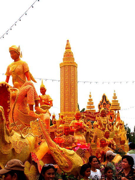 istock Thai style Candle Festival  Ubonratchathani Thailand 469152277
