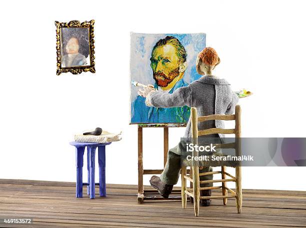 Painters Workshop Stock Photo - Download Image Now - Vincent Van Gogh - Painter, Chair, Painter - Artist