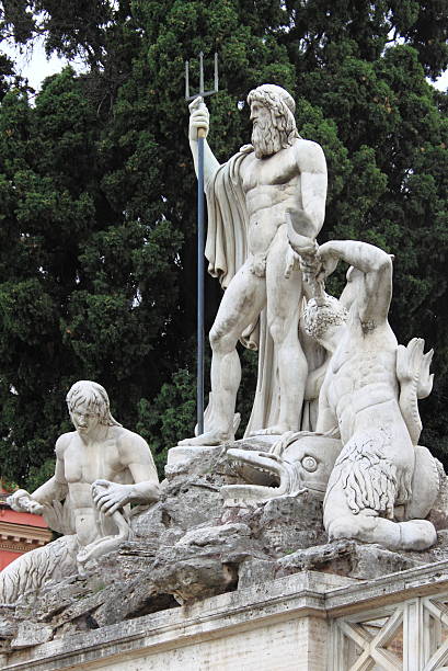 istock Neptune Fountain in Rome 469153672