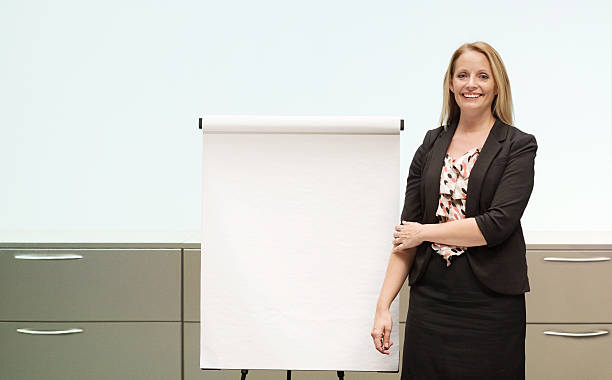istock Smiling businesswoman in office 469153786