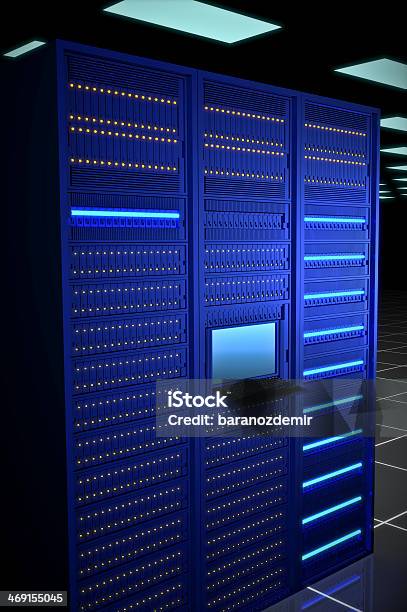 Hitech Data Center Stock Photo - Download Image Now - Business, Cloud Computing, Communication