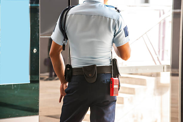 guardia de seguridad - alero fotografías e imágenes de stock