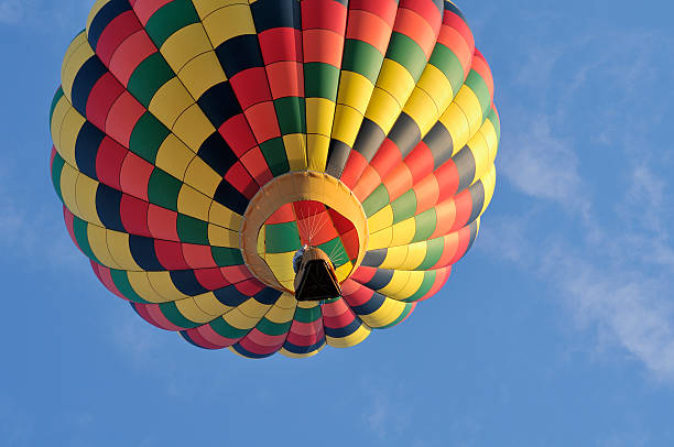istock Hot Air Balloon In Sky 469155586
