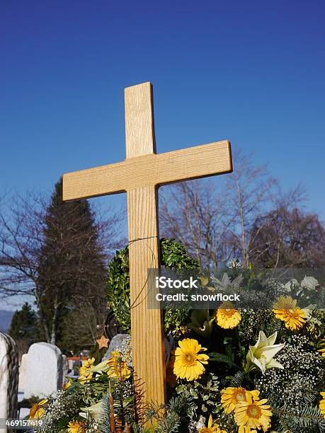 Crux Cemetery Stock Photo - Download Image Now - Angle, Cemetery, Crucifix