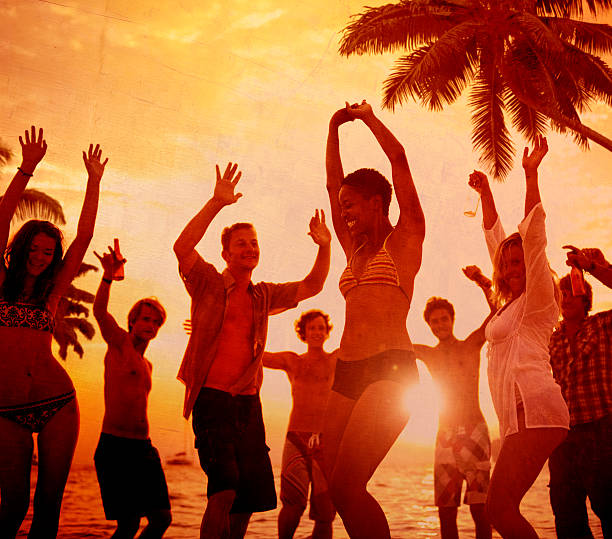 istock People Celebration Beach Party Summer Holiday Vacation Concept 469159104