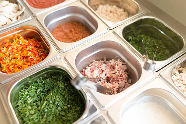 istock Salad buffet in a restaurant 469163126