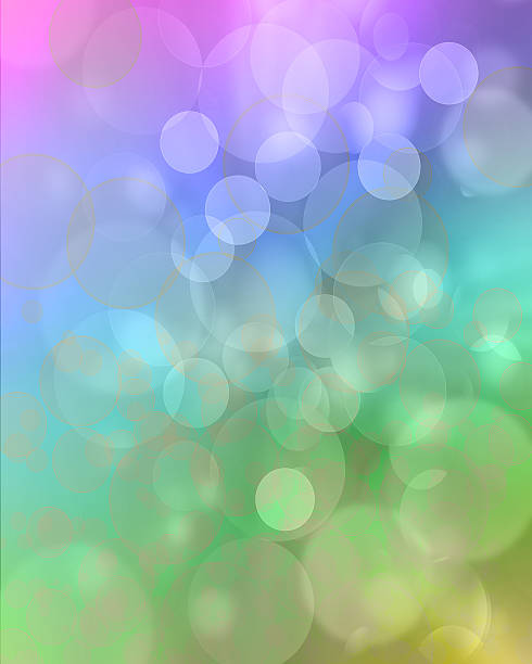 istock Colorful abstract background with circles of light 469163194