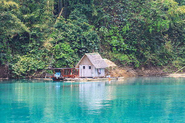 istock Khao sok park, mountain and lake 469163378