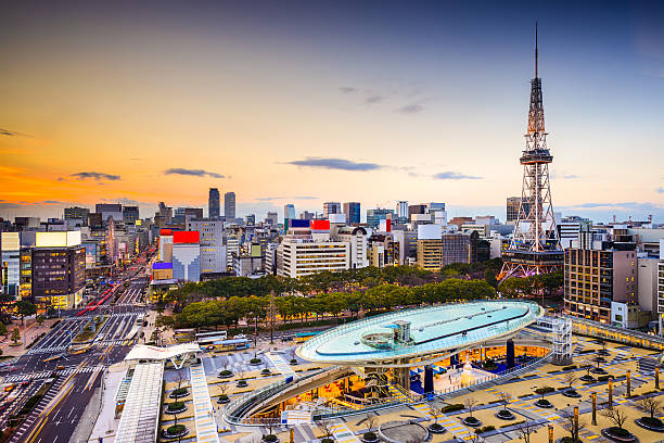 istock Nagoya, Japan City Skyline 469164384
