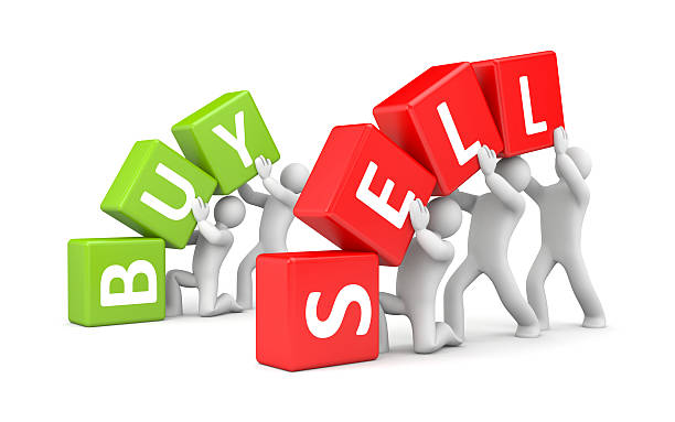 istock Buy and sell 469166131