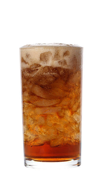 istock Cold soda iced drink in a glasses isolate on white 469167954