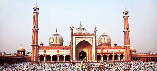 istock People  praying in Jama Masjid 469170323