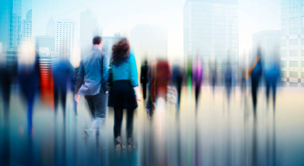 istock Group People Rush Hour Walking Commuting City Concept 469171842