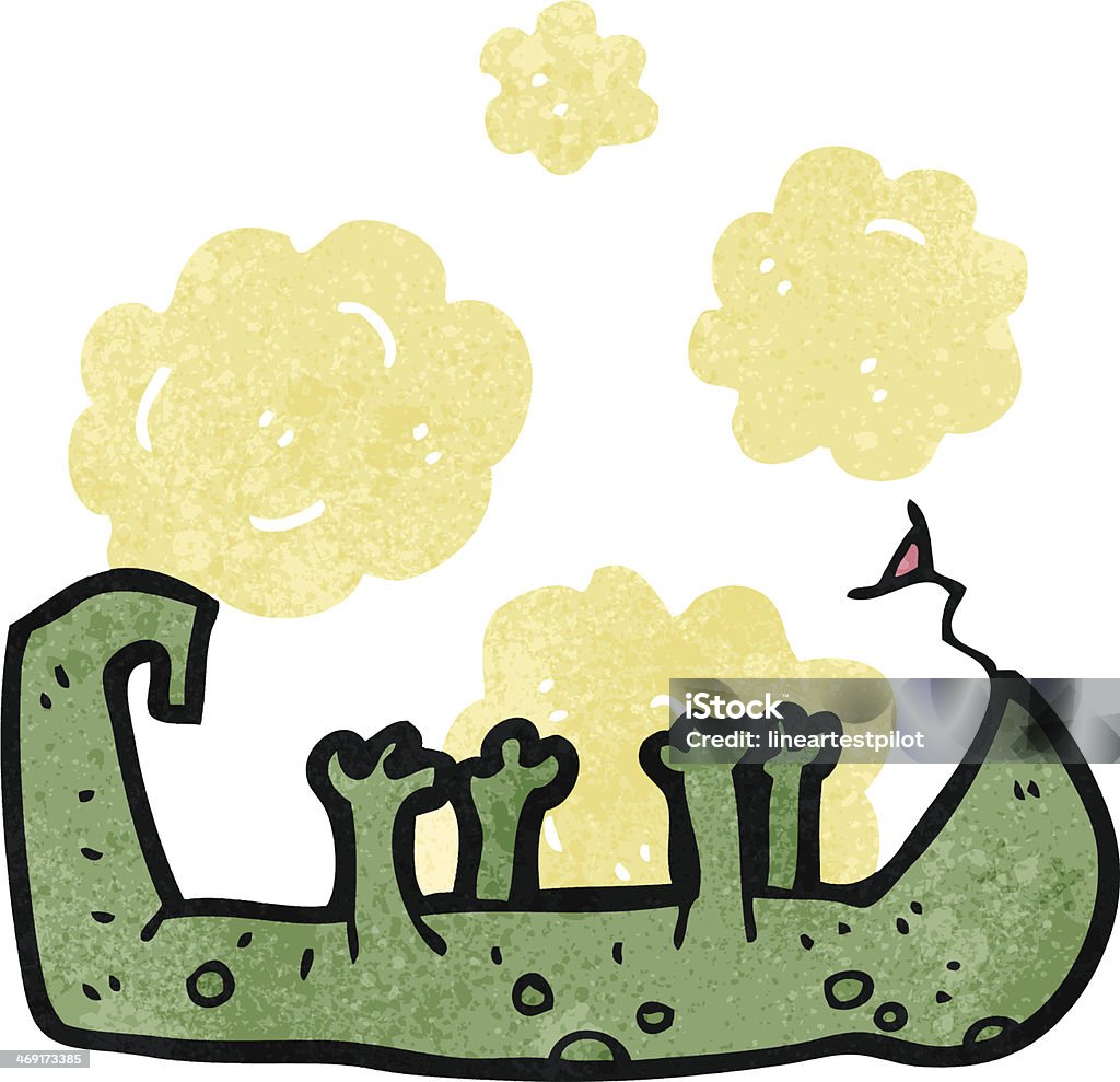 Dead Lizard Vector Retro Cartoon Dead Lizard Stock Illustration - Download Image Now ...
