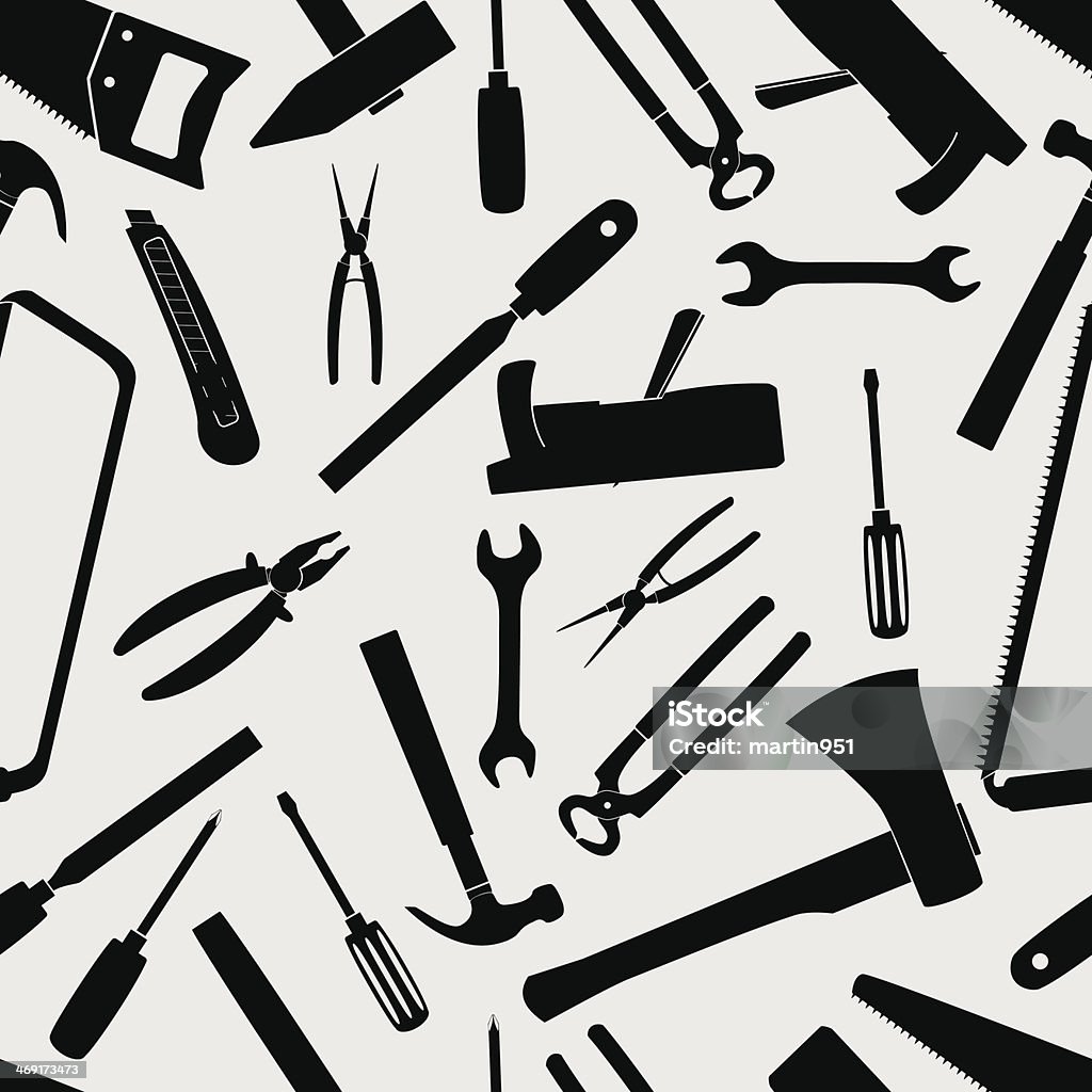 hand tools icons pattern eps10 Accessibility stock vector