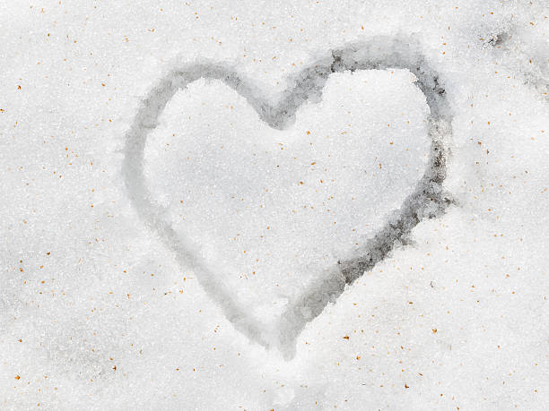 istock Heart on the snow 469174178