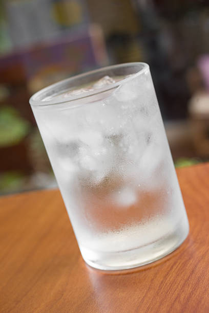istock Glass of water with ice. 469174682