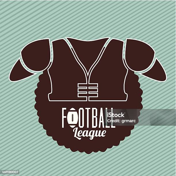 Американский Футбол — стоковая векторная графика и другие изображения на тему Американская культура - Американская культура, Американский футбол, Американский футбол - мяч