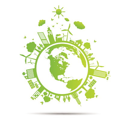 world Green ecology City environmentally friendly 