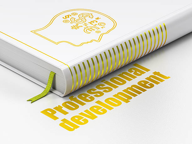 istock Education concept: book Head With Finance Symbol, Professional Development 469191599