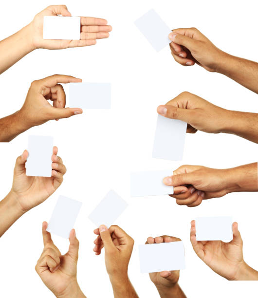 istock Hand holding a business card 469191848