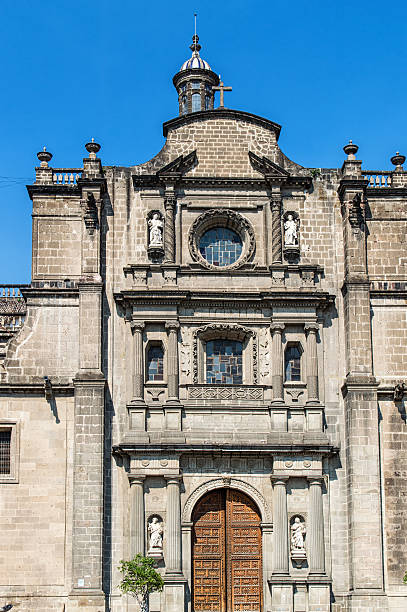 One of the entrances to the Metropolitan Cathedral in Mexico City, Mexico