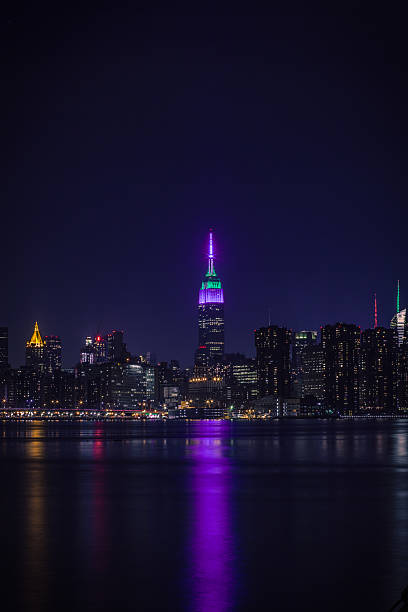 istock Long Exposure of Manhattan Skyline. Shot from Brooklyn 469192813