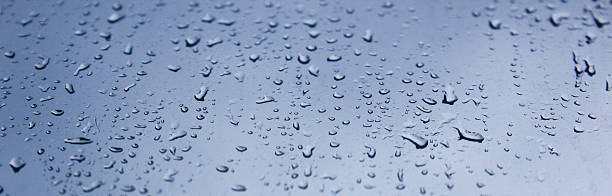 Raindrops stock photo
