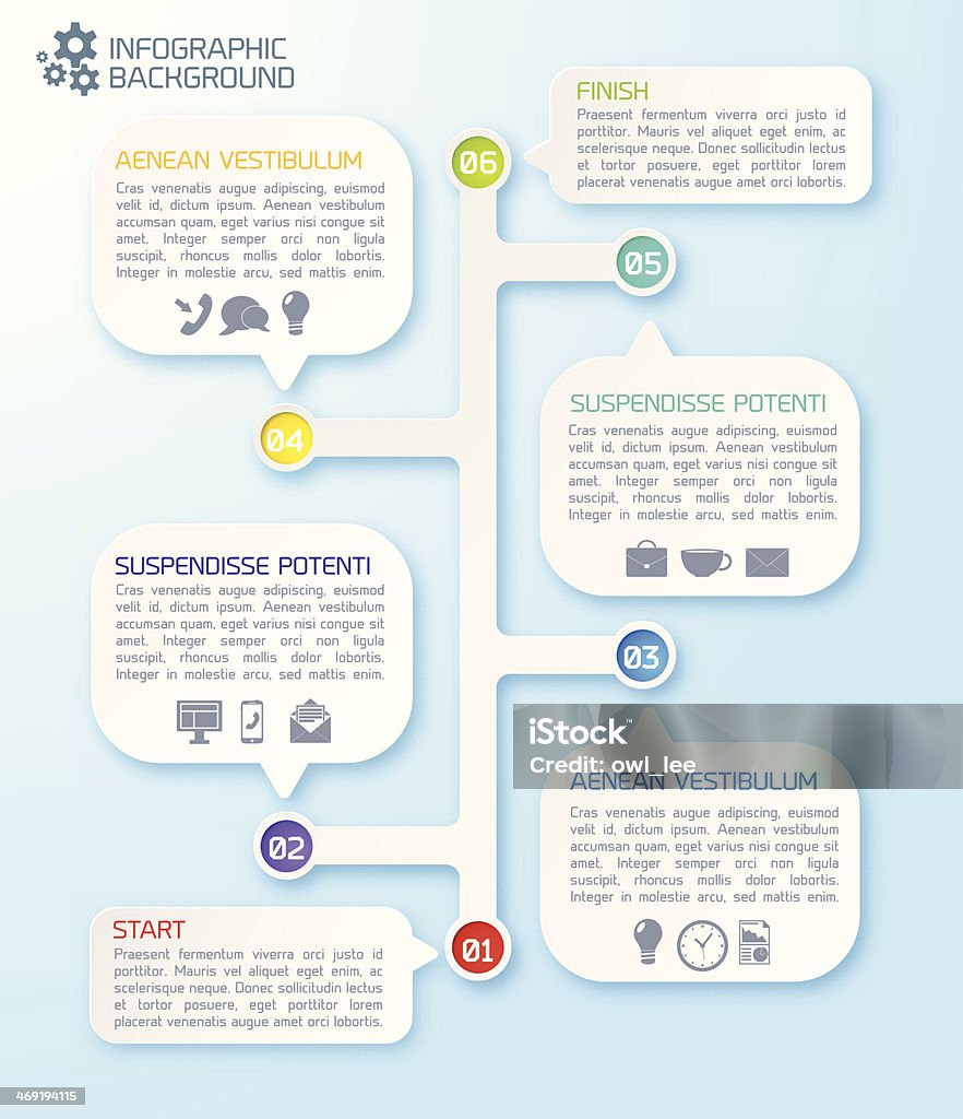Paper Infographic Background Vector Abstract Paper Infographic Background Stock Illustration ...