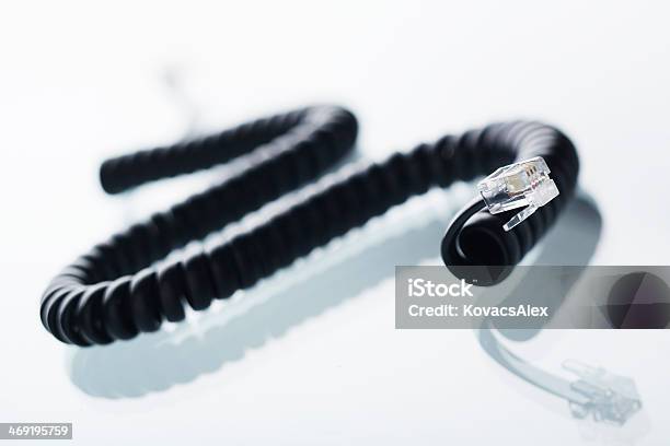 En Espiral Cable De Foto de stock y más banco de imágenes de Cable flexible - Cable flexible, Largo - Longitud, Espiral