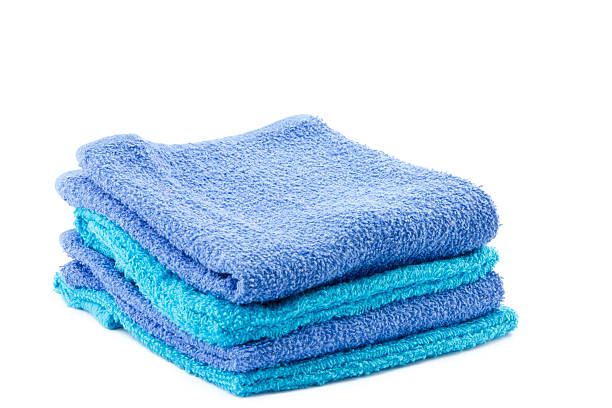 istock four blue and aqua towels 469198417