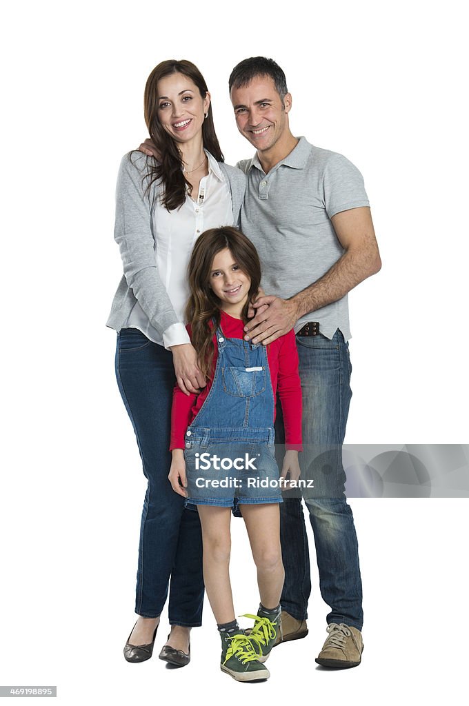 Feliz sorrindo família - Foto de stock de Família royalty-free