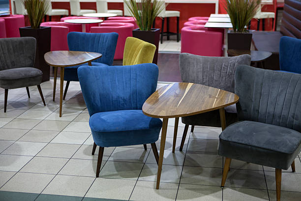 istock Armchairs in the cafe 469199920
