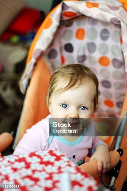 Smiling Baby Stock Photo - Download Image Now - 2015, 6-11 Months, Babies Only