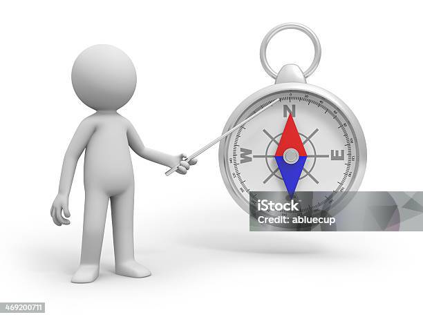 Compass Stock Photo - Download Image Now - Adult, Aiming, Arrow - Bow and Arrow