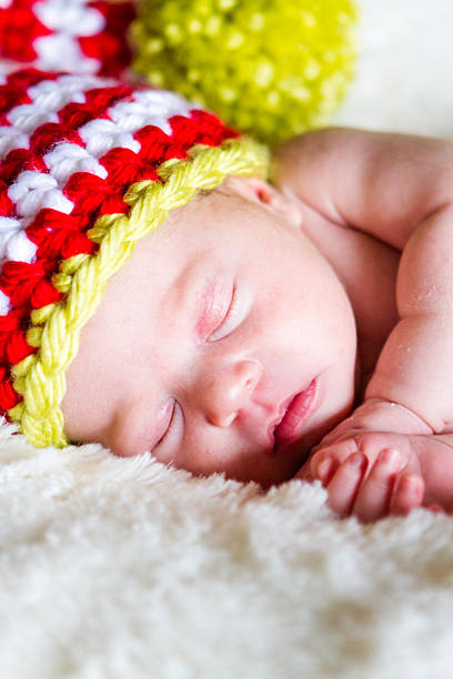 istock Newborn Christmas baby 469200755