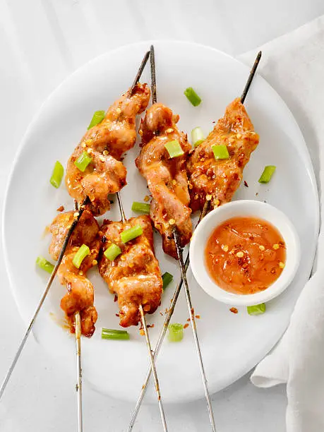 Photo of Sweet and Sour Chicken Skewers