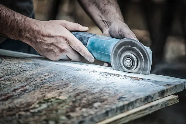 Photo of Cutting Granite