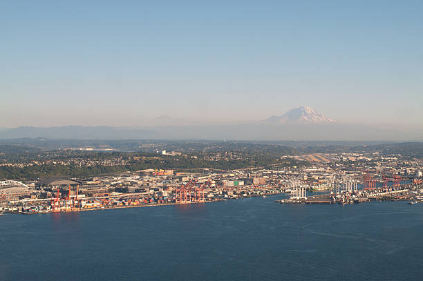 istock Mount Rainier & Seattle Aerial 469201591