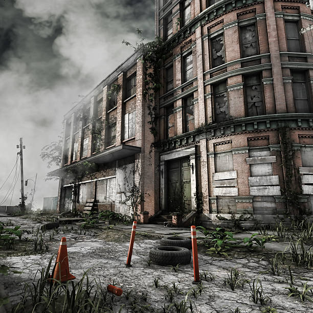istock Abandoned block of flats 469201668