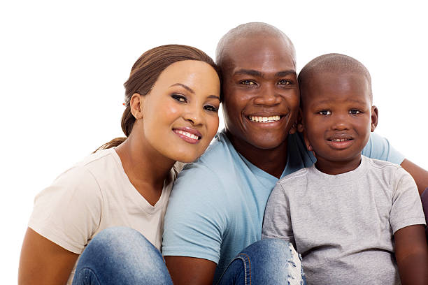istock cute african family of three 469206824