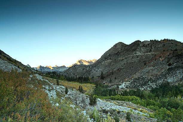 istock Early Moring View Up Bishop Creek Canyon 469207478