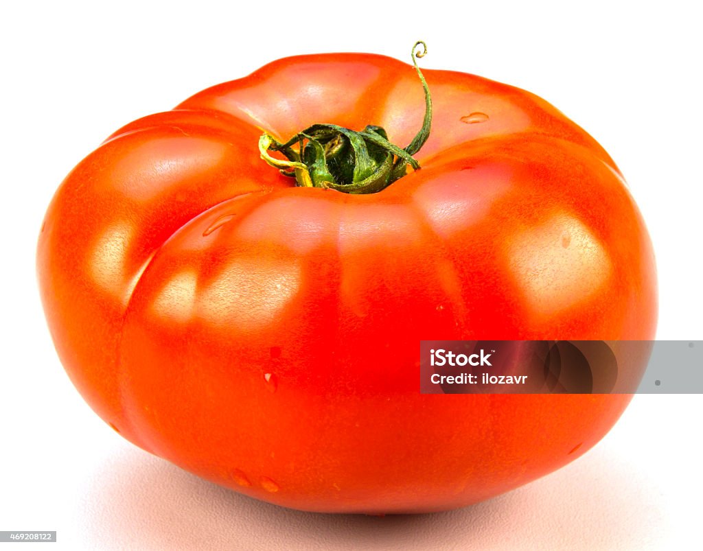 red tomato red tomato on white background, vegetable 2015 Stock Photo