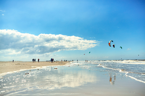 Sunny day at the North Sea / Sankt Peter Ording