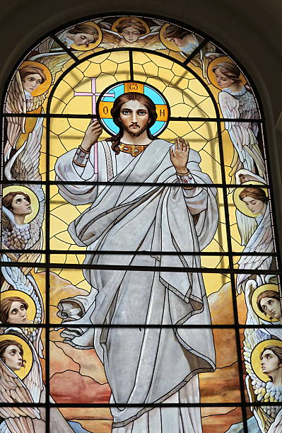 istock Jesus Christ and the angels 469218150