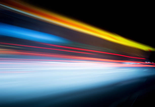 istock speed motion on road at night 469222484